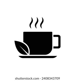 tea icon vector design template simple and clean