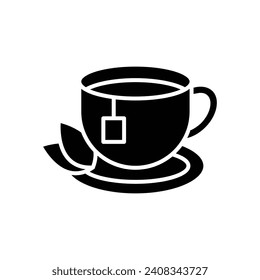 tea icon vector design template simple and clean