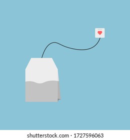 Tea icon. Vector in flat design