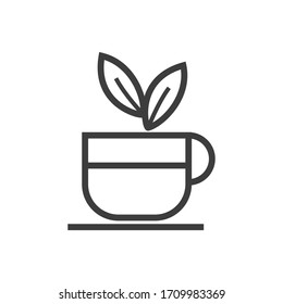 Tea Icon Vector Illustration Flat 