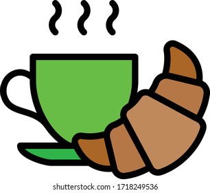 tea icon vector illustration flat