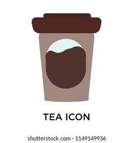 Tea icon vector isolated on white background for your web and mobile app design, Tea logo concept