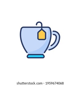 Tea icon in vector. Logotype