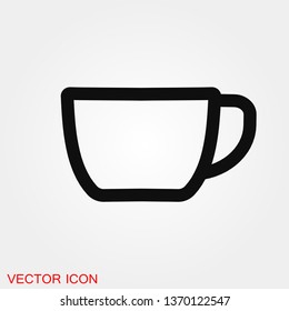 Tea icon vector sign symbol for design