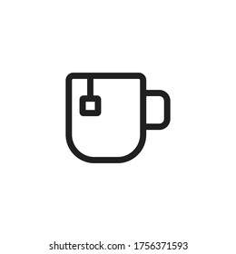 tea icon vector sign symbol isolated