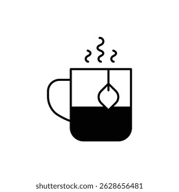Tea Icon vector stock illustration