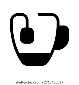 Ilustración de diseño de símbolo de Vector de icono de té