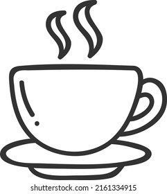 tea  icon vector with white background