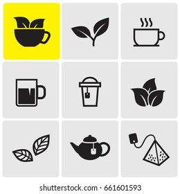 Tea icons