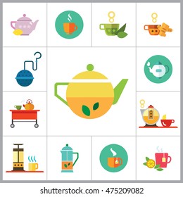 Tea Icons Set