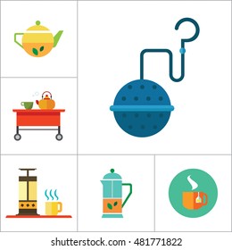 Tea Icons Set