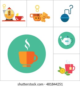 Tea Icons Set