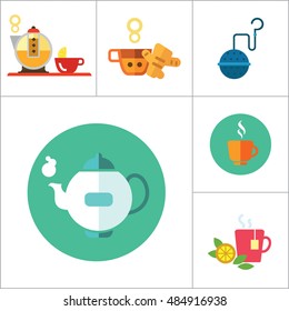 Tea Icons Set