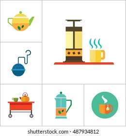 Tea Icons Set