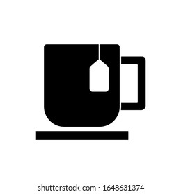 Tea icon,vector illustration. Flat design style. vector tea icon illustration isolated on White background, tea icon Eps10. tea icons graphic design vector symbols.