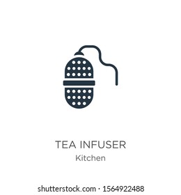 Tea infuser icon vector. Trendy flat tea infuser icon from kitchen collection isolated on white background. Vector illustration can be used for web and mobile graphic design, logo, eps10