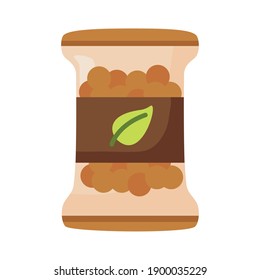 Tea jar design, Time drink breakfast and beverage theme Vector illustration
