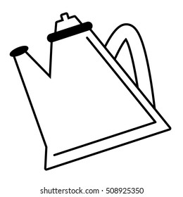 tea kettle beverage isolated icon vector illustration design