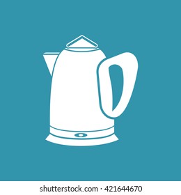 Tea Kettle Icon. Eps-10.