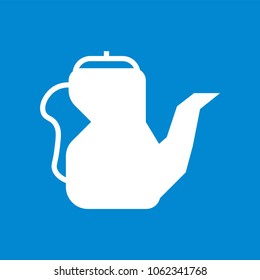 tea kettle  icon vector