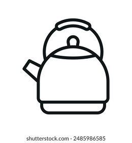 Tea kettle  icon vector design templates simple and modern