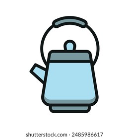 Tea kettle  icon vector design templates simple and modern