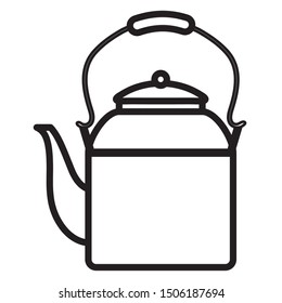 tea kettle icon vector illustration