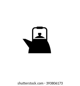 Tea kettle, teapot. Vector icon