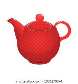 Tea kettle vector design illustration isolated on white background