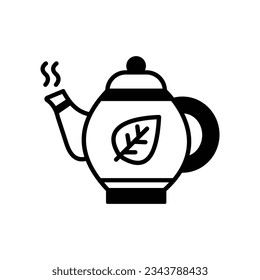 Tea kettle Vector icon which can easily modify or edit

