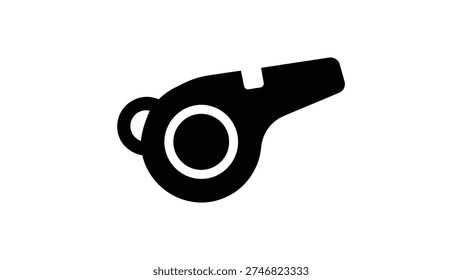 Tea kettle whistle icon. Black silhouette of a stovetop kettle whistle component designed to provide an audible alert when water reaches its boiling point. Isolated vector illustration on white background.Tea kettle whistle icon. Black silhouette of a stovetop kettle whistle component designed to provide an audible alert when water reaches its boiling point. Isolated vector illustration on white background.