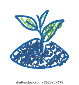 tea leaf doodle icon sketch vector. tea leaf sign. isolated symbol illustration