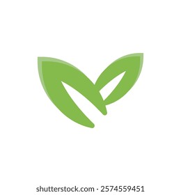 Tea Leaf Logo Vector Icon Template Illustration