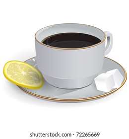 Tea with lemon