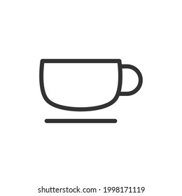 Tea line icon in trendy style. Stroke vector pictogram isolated on a white background. Tea premium outline icons.
