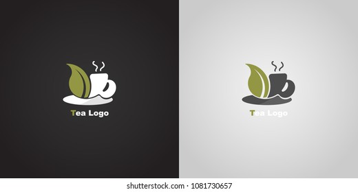 Tea Logo Abstract Design template. use for brand in business. Vector EPS10. 