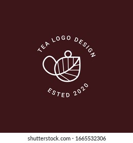 Tea Logo Cafe Design Illustration 3