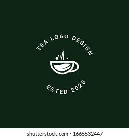 Tea Logo Cafe Design Illustration 4