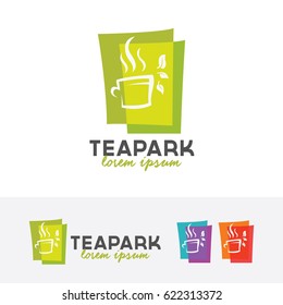 Tea logo design. Creative and Abstract tea logo concept. Vector logo template