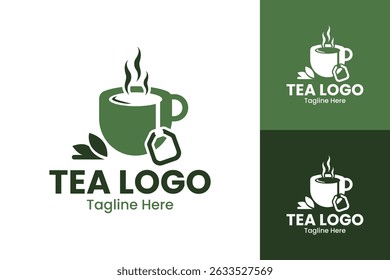 Tea Logo Design Fresh Tea Logo for Beverage Branding