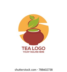 Tea Logo Design Vector