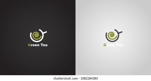 Tea Logo icon Abstract Design template. use for brand in business. Vector EPS10. 