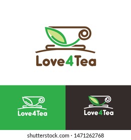tea logo icon template design