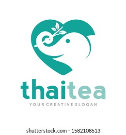 tea logo, thai tea logo, thai tea logo vector