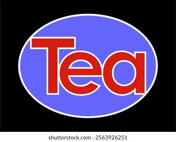 TEA logo vector as information for a place to drink and rest