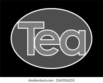 TEA logo vector as information for a place to drink and rest