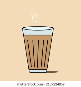 Ilustración vectorial de la masala de té 