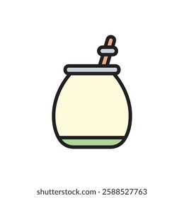 Tea Mate Icon Vector Illustration