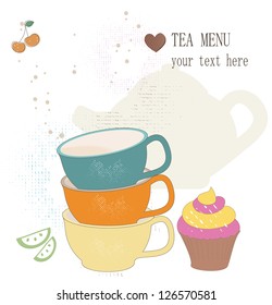 Tea menu