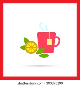Tea with mint and lemon